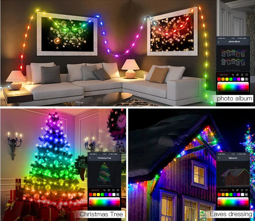 Luces Led inteligentes con control y app